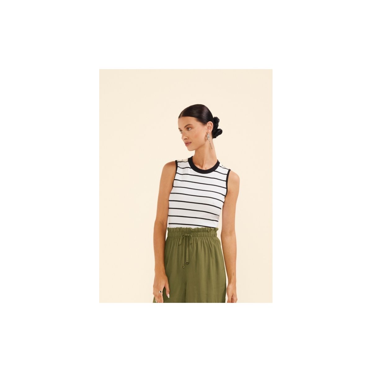 Blusa Regata Canelada - Fátima Modas