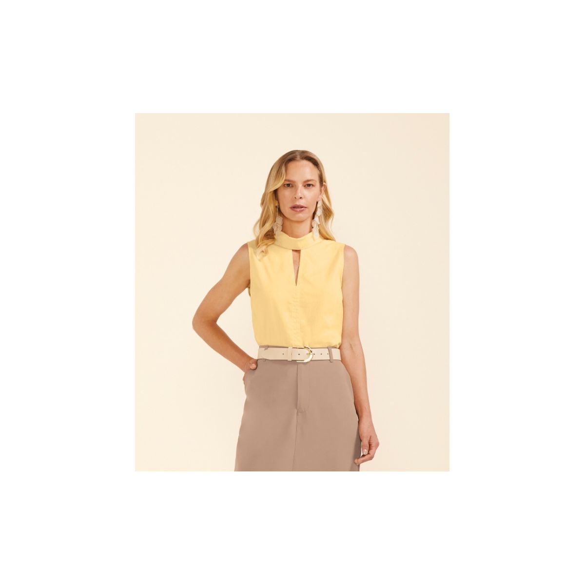 Blusa Alfaiataria Marialícia - Fátima Modas