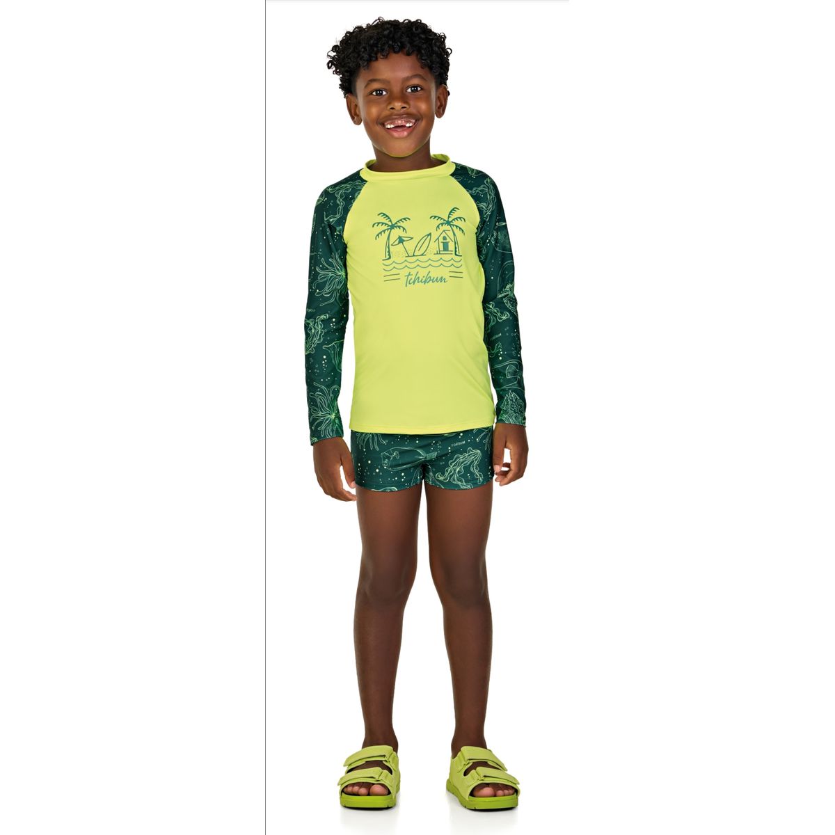 CONJUNTO DE PRAIA INFANTIL MENINO KAMYLUS - Fátima Modas