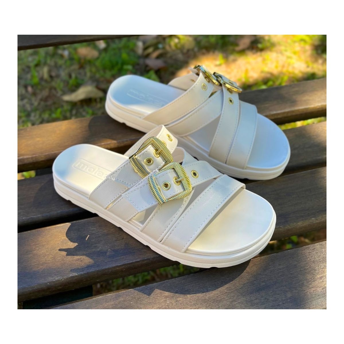 Tamanco Feminino Flat Moleca 5490124 - Fátima Modas