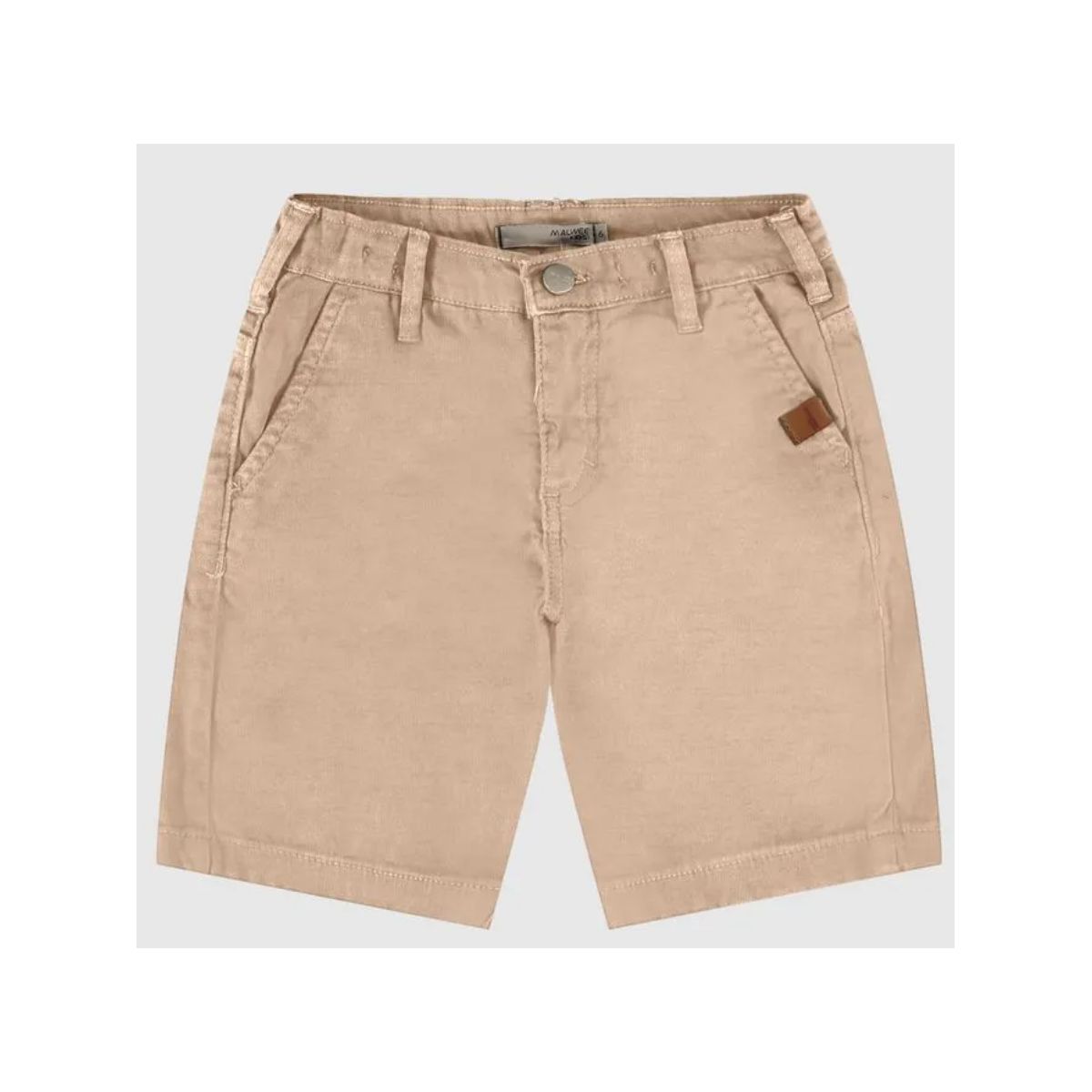 Bermuda Infantil Menino Bolso Funcional Em Sarja M... - Fátima Modas