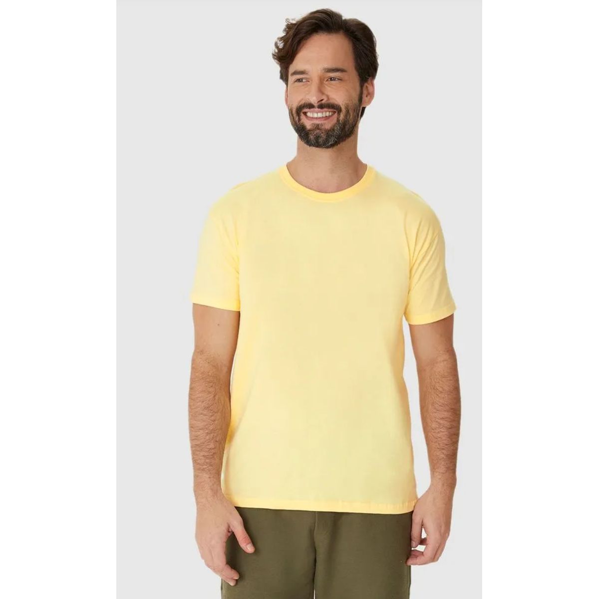 Camiseta Original Masculina Decote Redondo Em Algo... - Fátima Modas