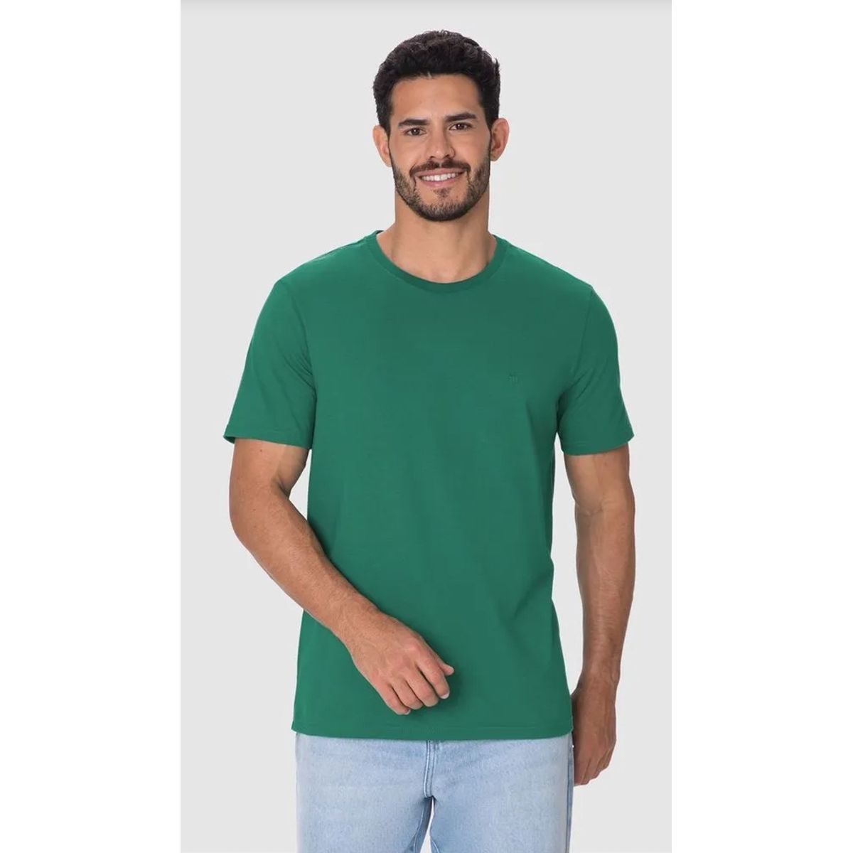 Camiseta Original Masculina Decote Redondo Em Algo... - Fátima Modas