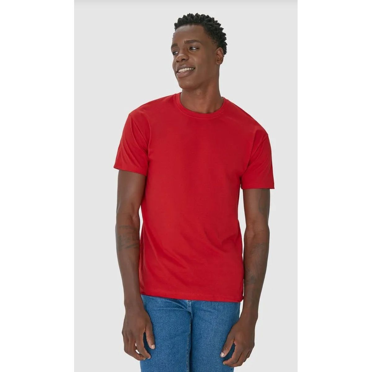 Camiseta Original Masculina Decote Redondo Em Algo... - Fátima Modas