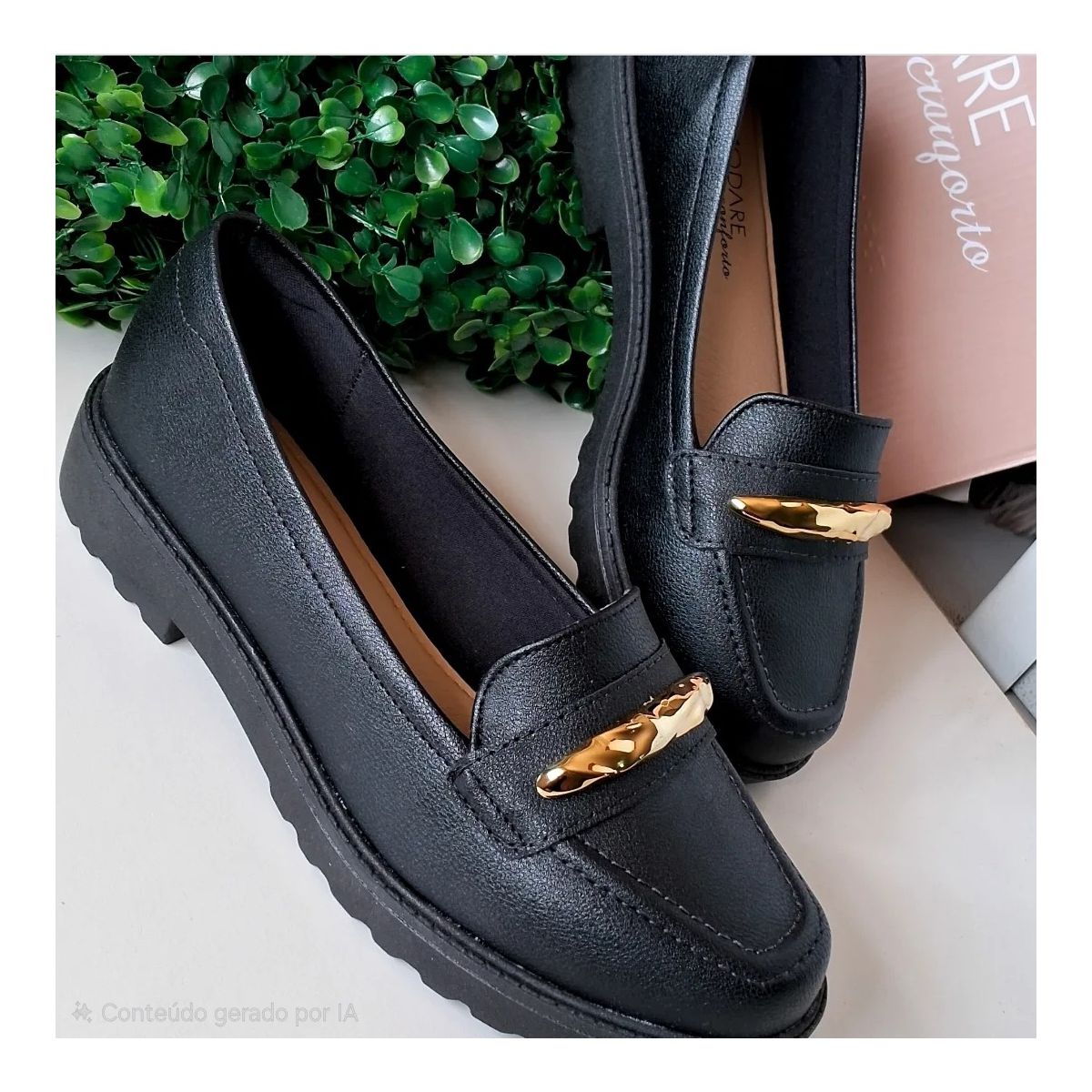 MOCASSIM FEMININO MODARE 7357121 Preto - Fátima Modas
