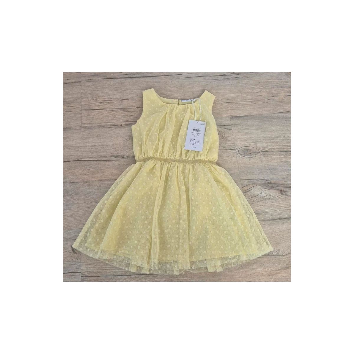 Vestido Menina Acinturado Em Viscose E Tule - Cari... - Fátima Modas