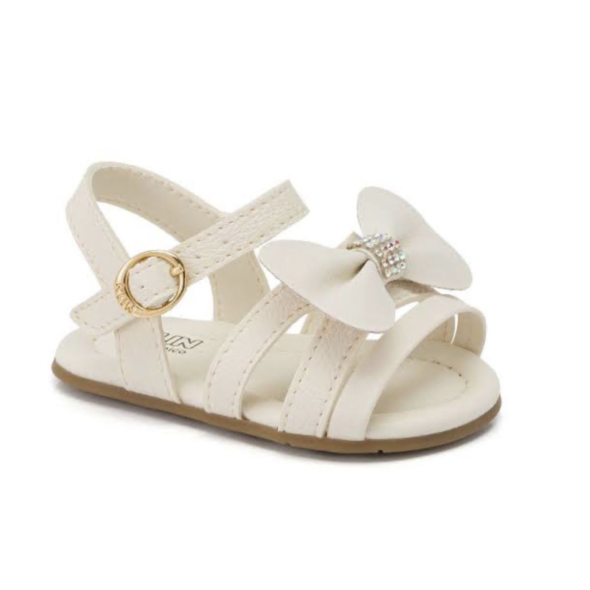SANDÁLIA INFANTIL KLIN CUP CAKE LAÇO E STRASS - OF... - Fátima Modas
