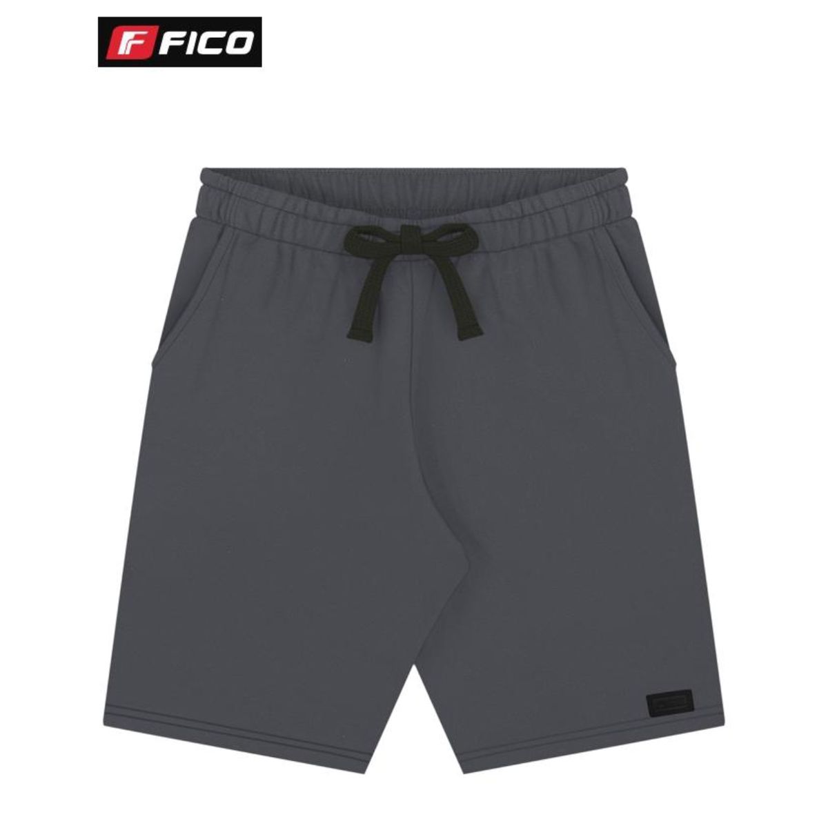 Bermuda Moletom Juvenil Cinza - Fátima Modas