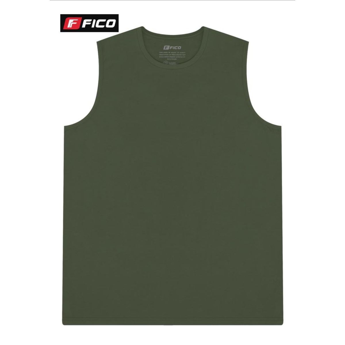 Regata Básica Plus Size Em MeiaMalha Penteada De A... - Fátima Modas