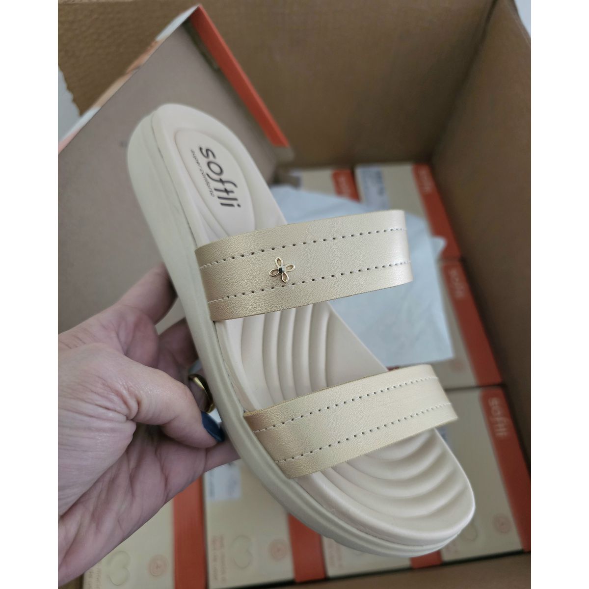 Tamanco Ortopédico Feminino Confortável Softli - Fátima Modas