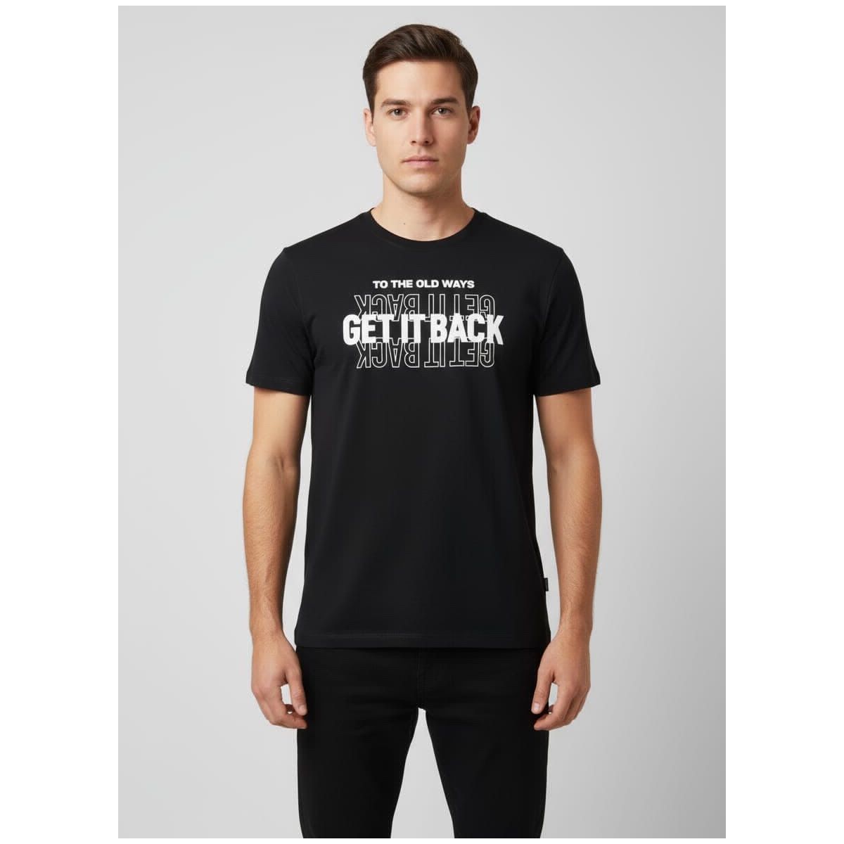 camiseta preta rovitex - Fátima Modas