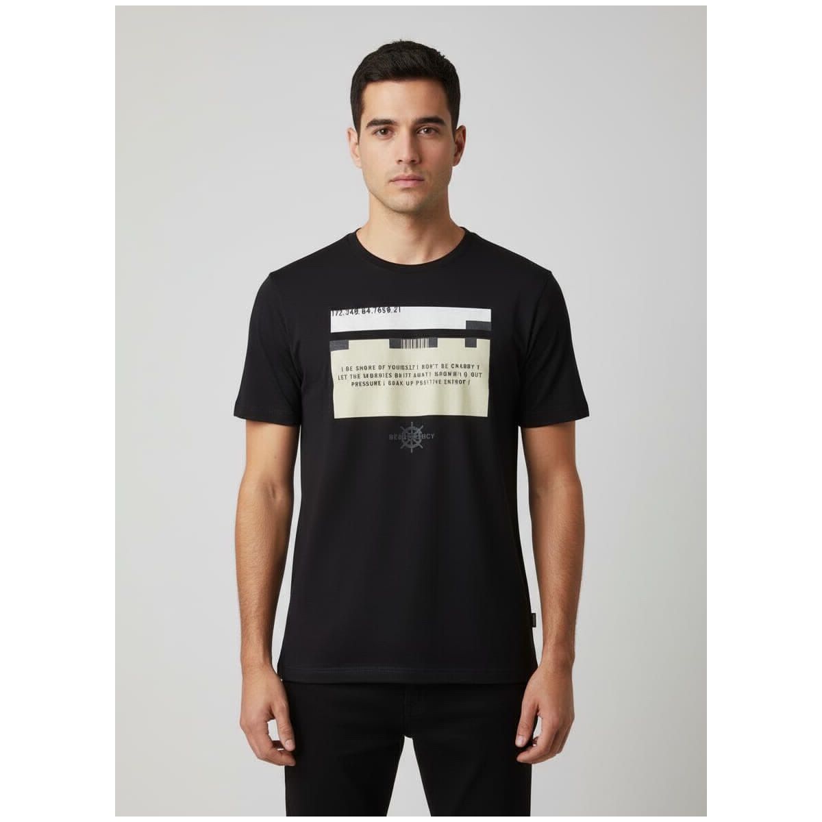 camiseta preta rovitex - Fátima Modas