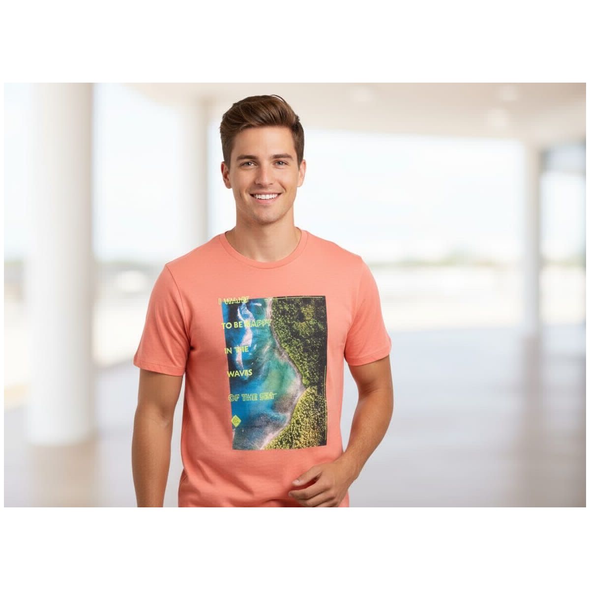 camiseta laranja rovitex - Fátima Modas