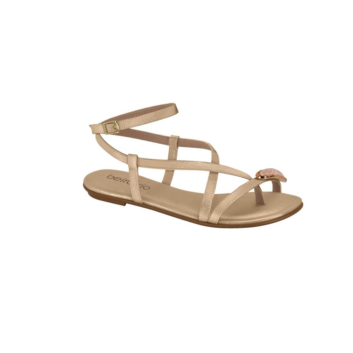 Beira RioSandália Rasteira Beira Rio 8367.875 - Fátima Modas