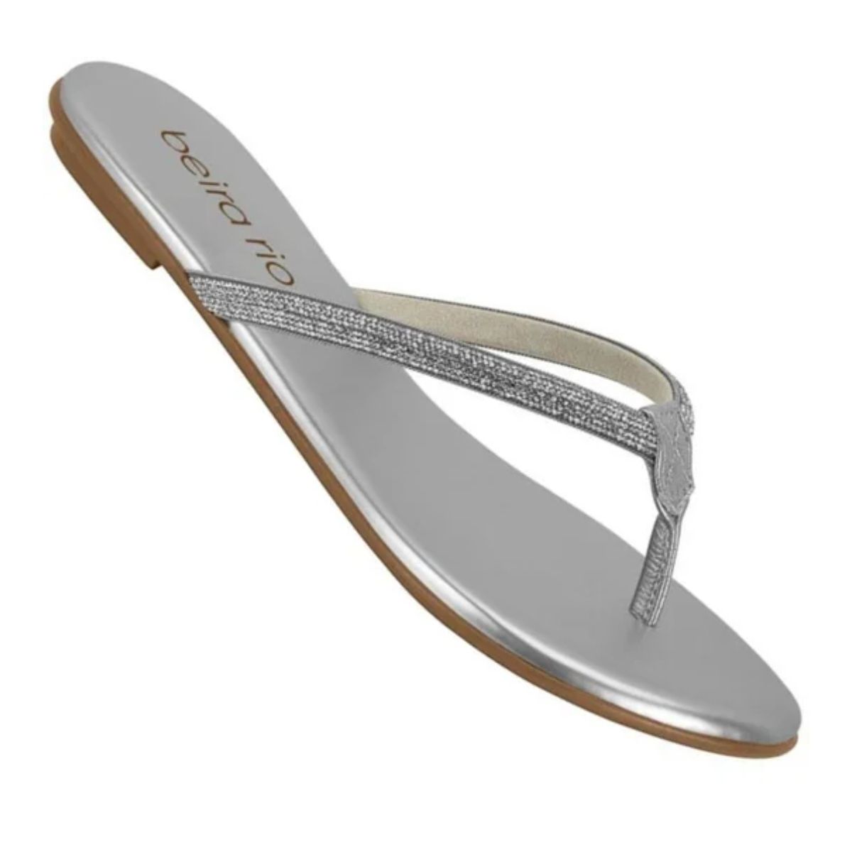 BEIRA RIO 8384.770 FEMININO - PrataCHINELO BEIRA R... - Fátima Modas