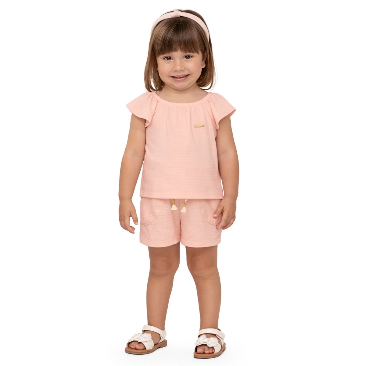 Conjunto Infantil Menina Leve Textura Colorittá Ro... - Fátima Modas