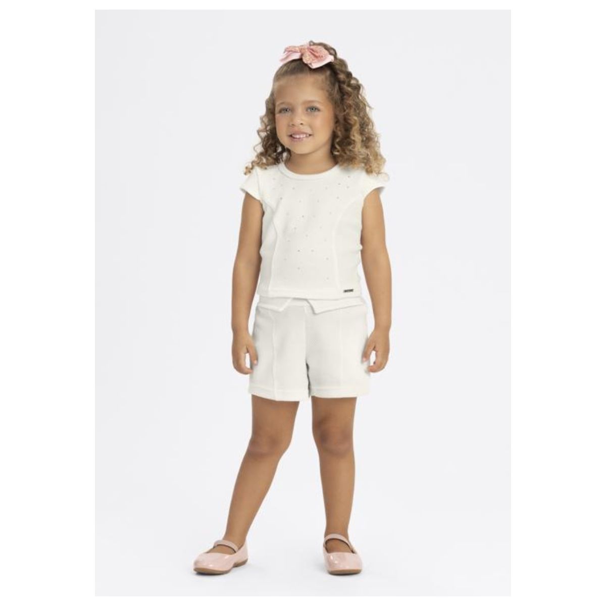 CONJUNTO MALHA SOFT TECH BRANCO OFF-WHITE - Fátima Modas