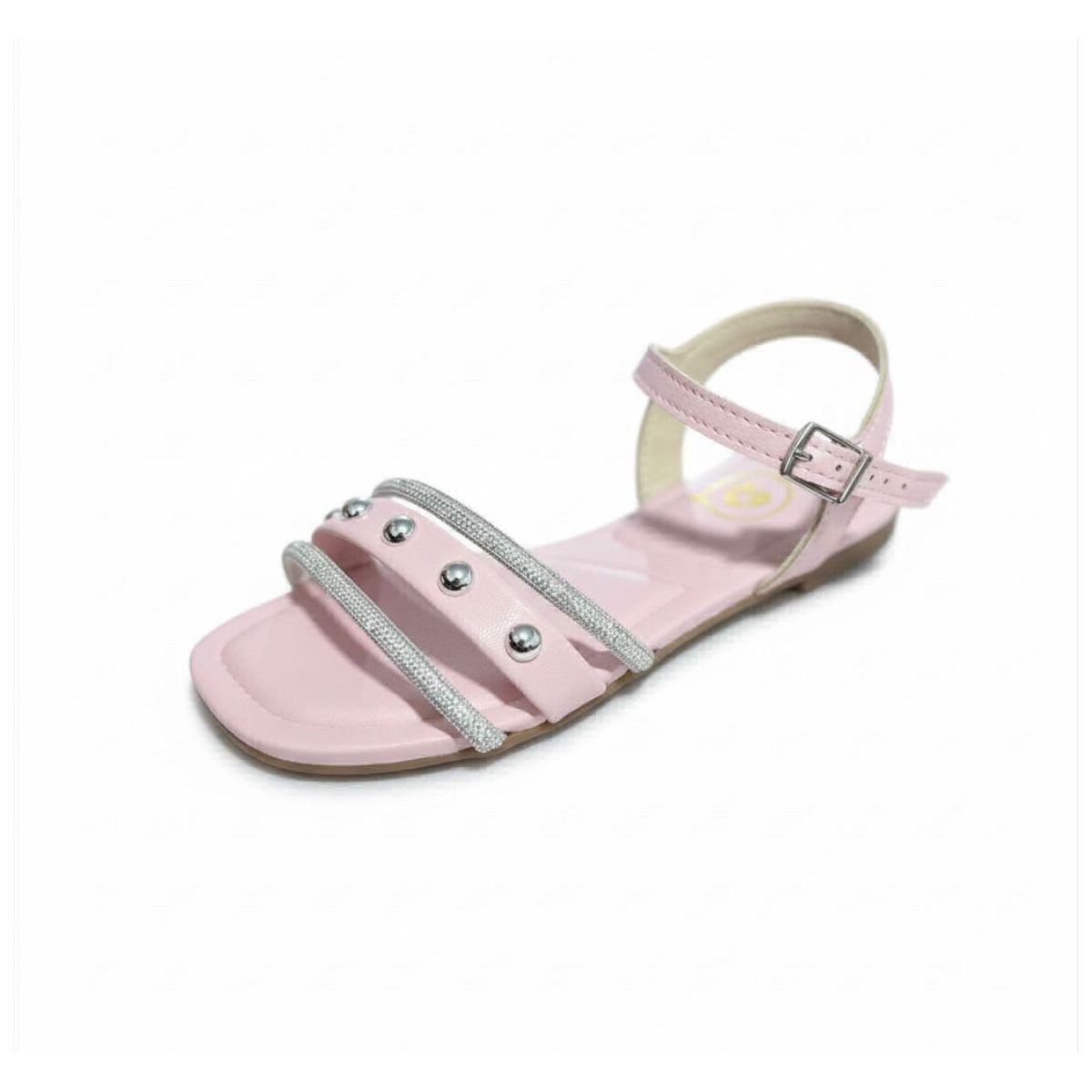 Sandália Molekinha Infantil Rasteira Casual Strass... - Fátima Modas