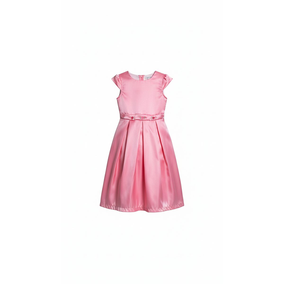 vestido rosa coral paraiso - Fátima Modas