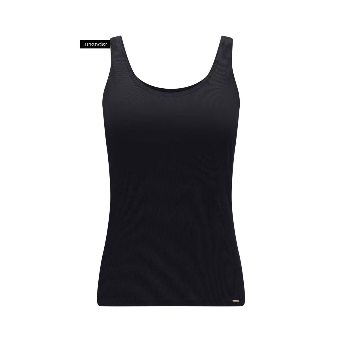 Blusa de Alca Básica Feminina Preta - Fátima Modas