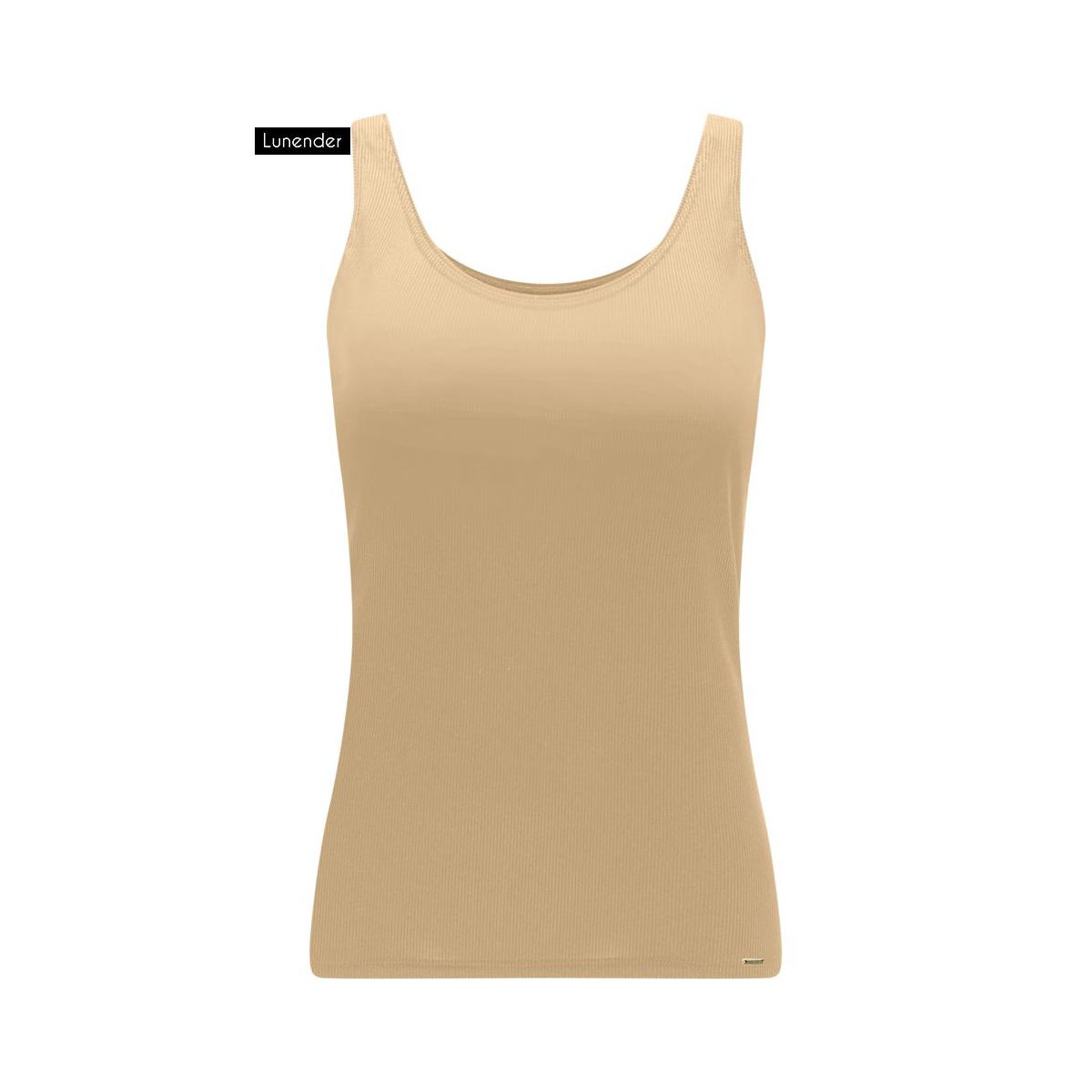 Blusa de Alca Básica Feminina Bege - Fátima Modas