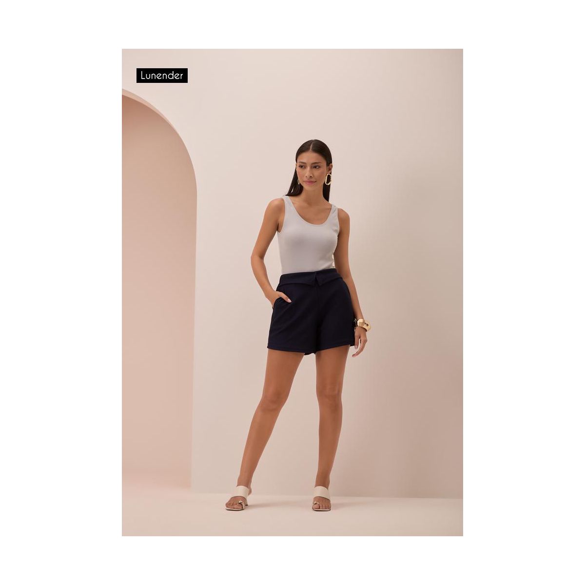 Blusa de Alca Básica Feminina cinza - Fátima Modas