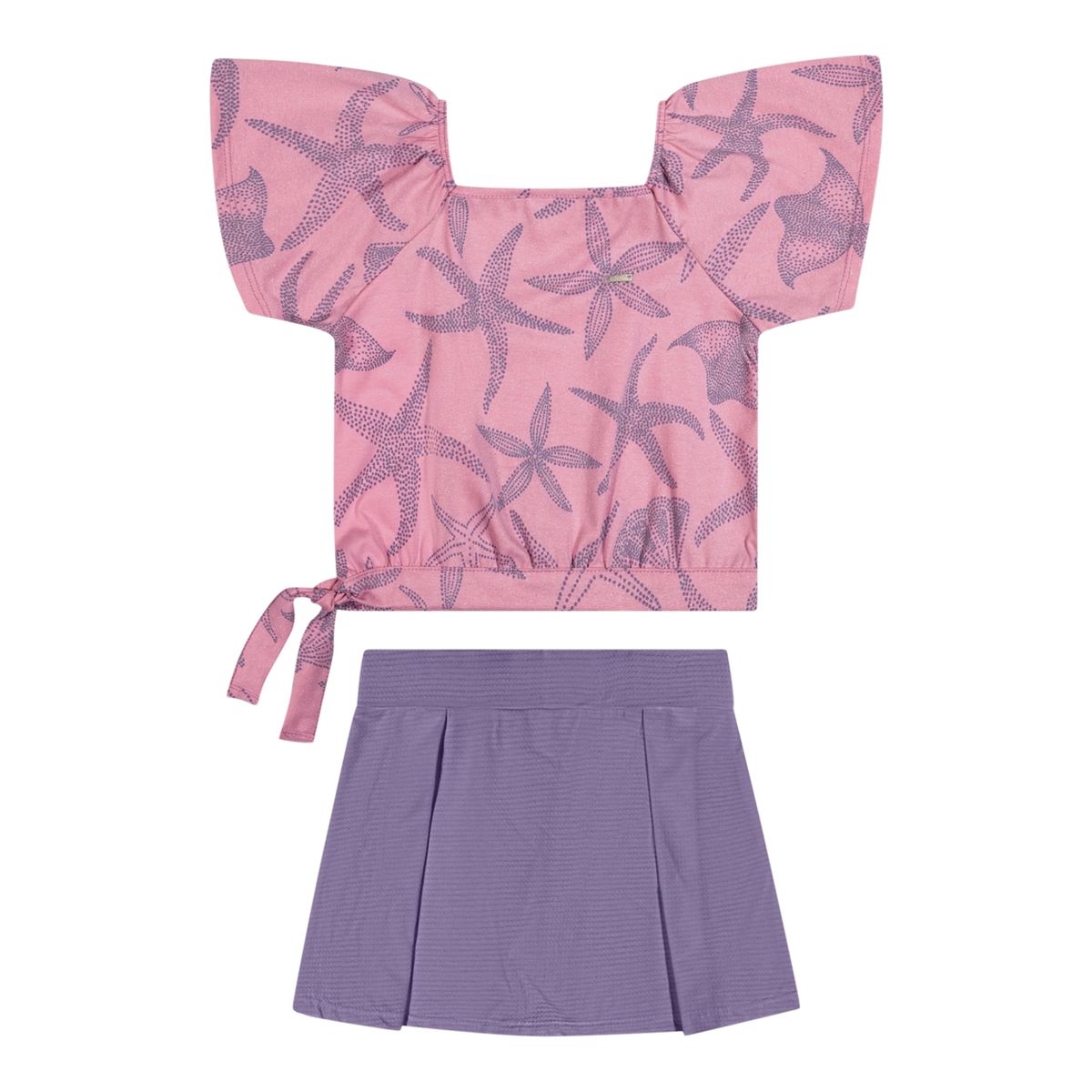 Conjunto Infantil Menina Estrela-do-Mar Elian - Fátima Modas