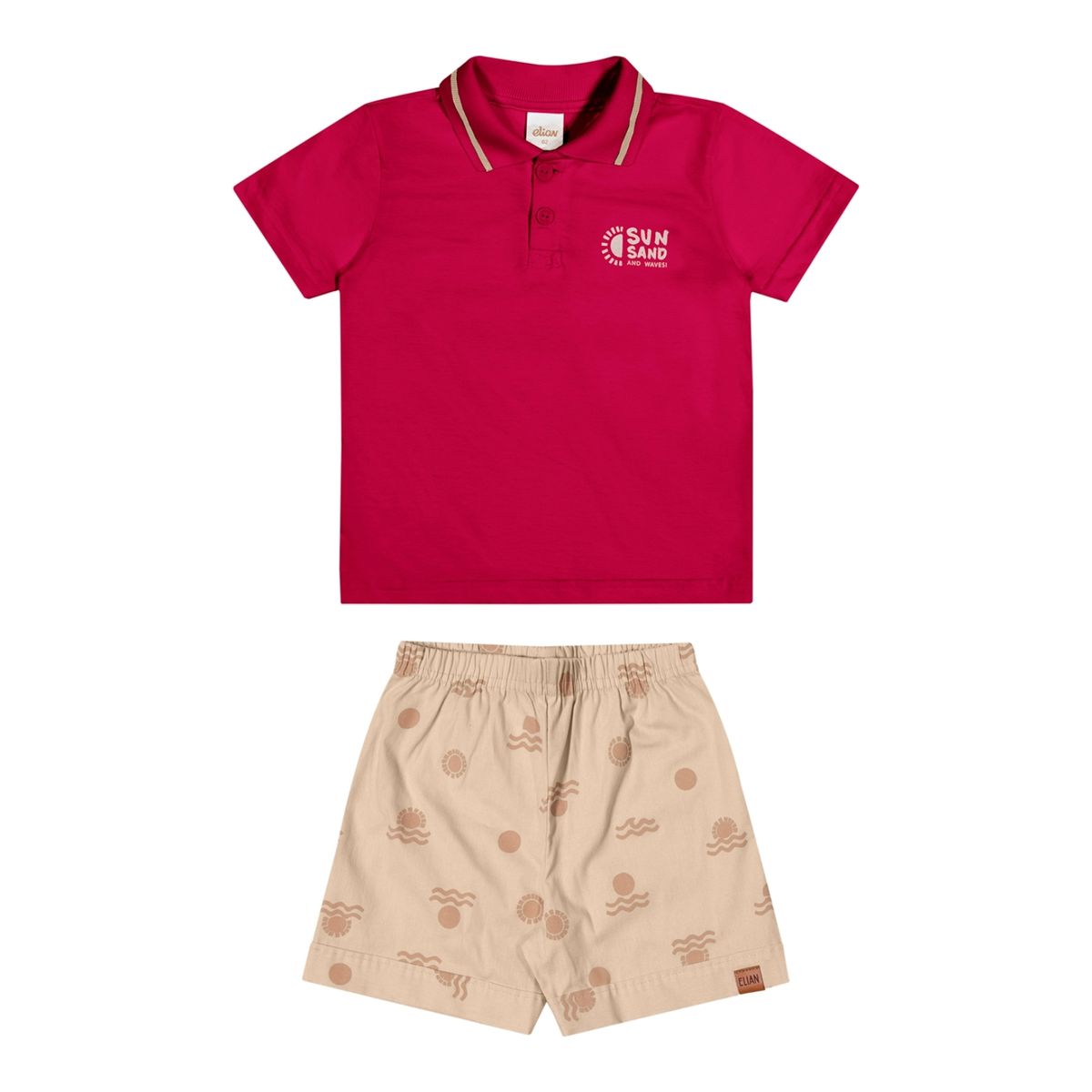 Conjunto Menino Polo Elian - Fátima Modas