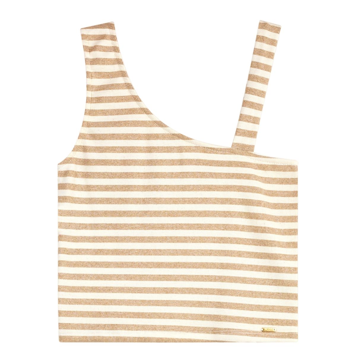 Regata Cropped Juvenil Menina Assimétrica Beats Am... - Fátima Modas