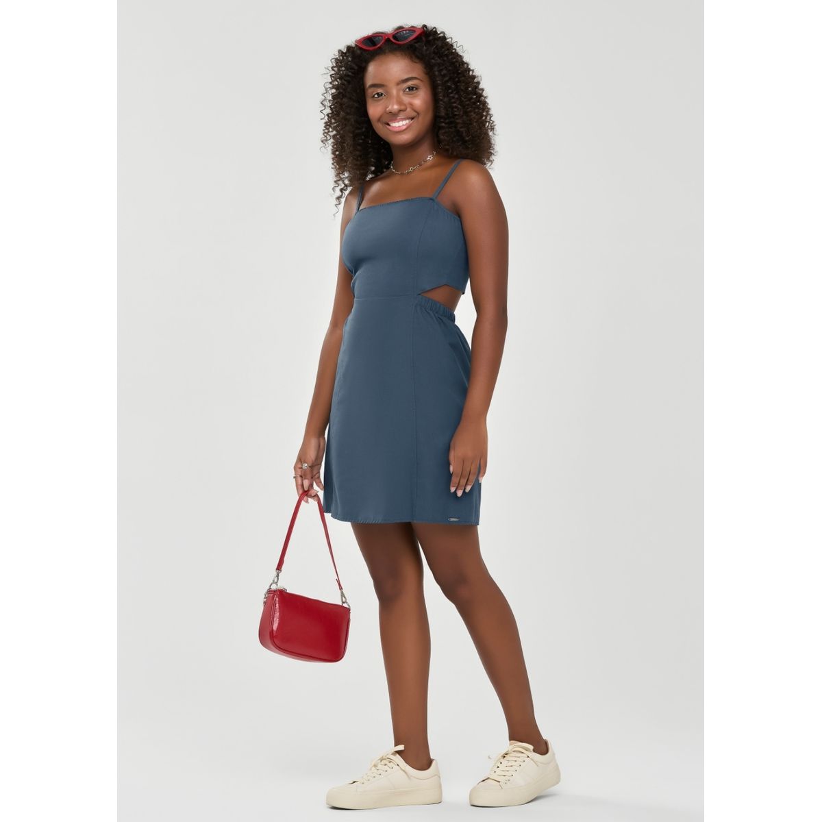 Vestido Juvenil Sarja Elian - Fátima Modas