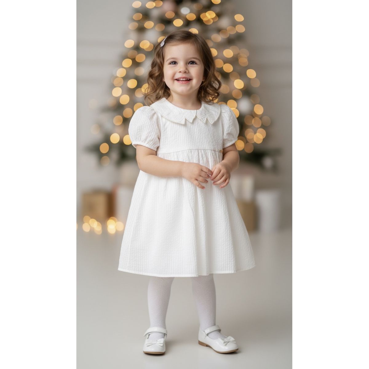 Vestido Bebê Menina Gola Boneca Bordado Colorittá ... - Fátima Modas