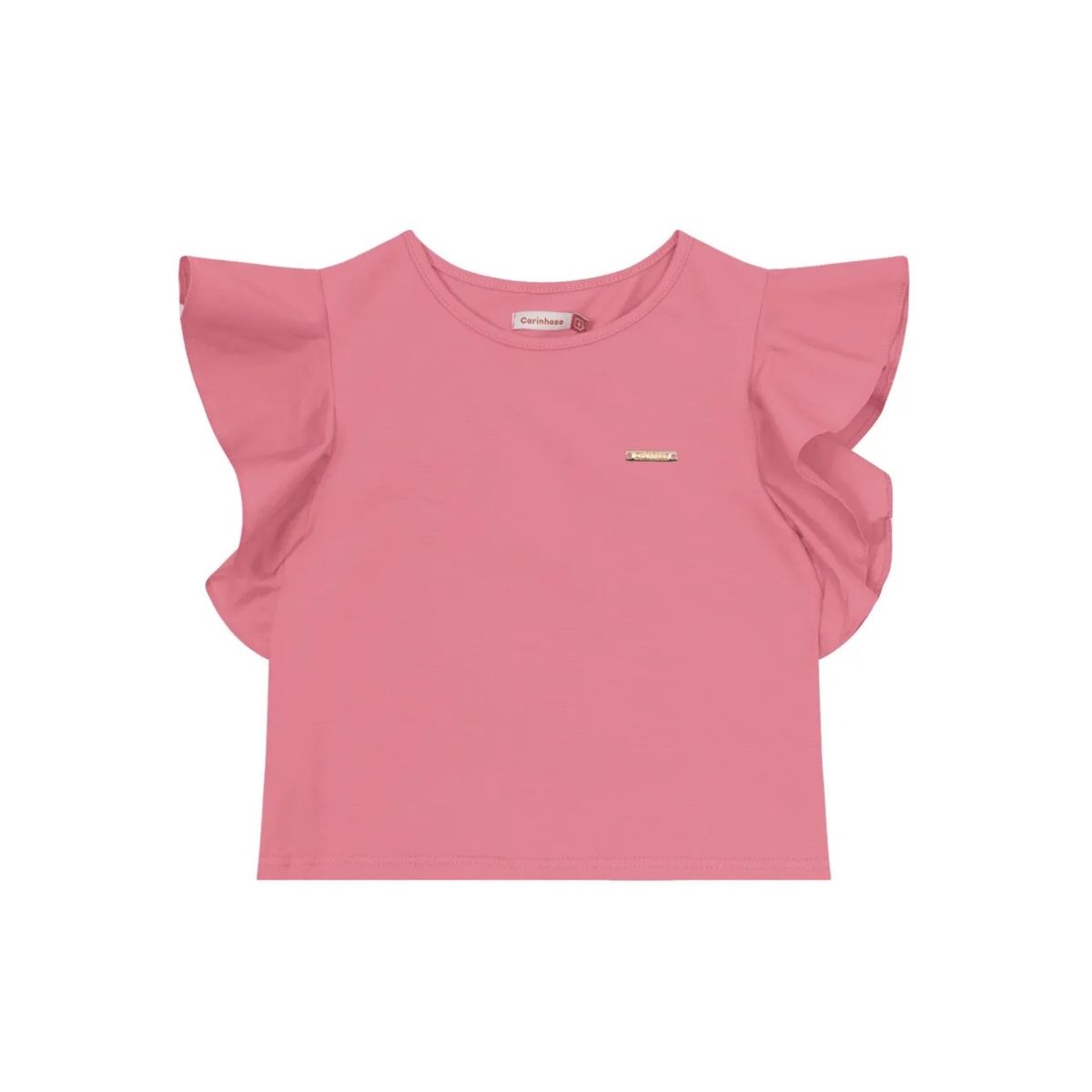 blusa cropped rosa carinhoso - Fátima Modas