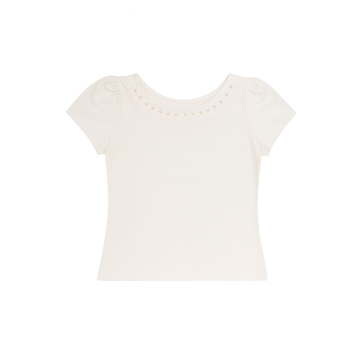 blusa off white carinhoso - Fátima Modas