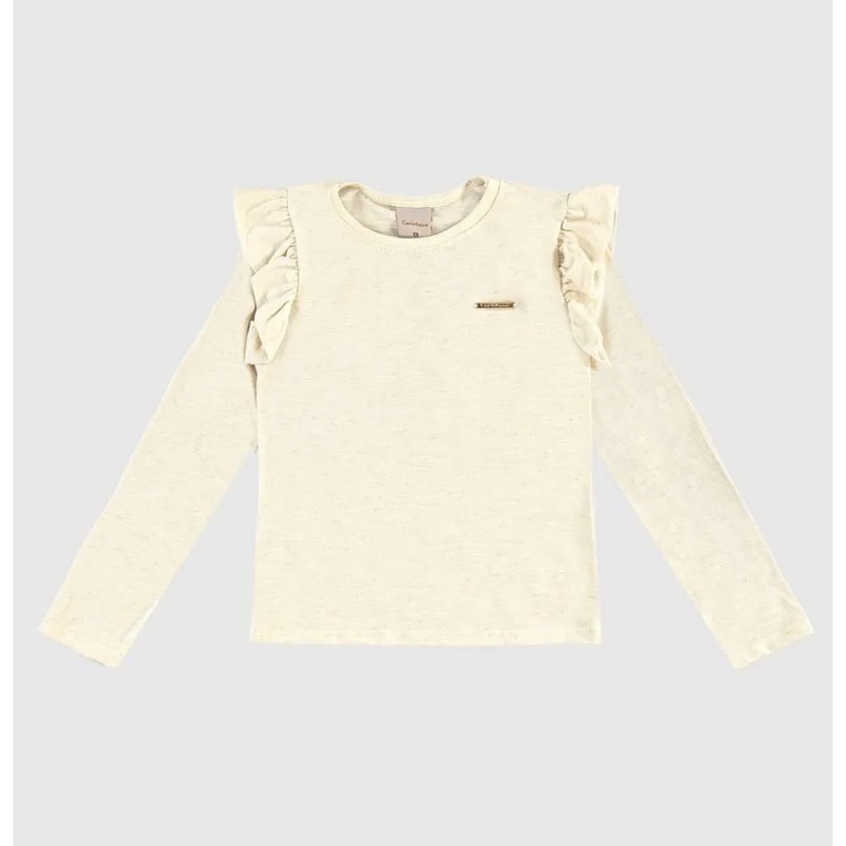 blusa manga longa carinhoso - Fátima Modas