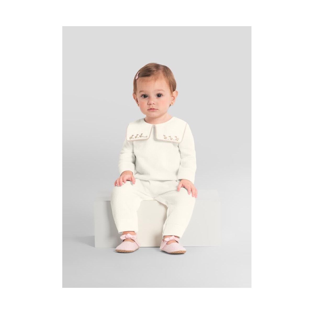 macacão patinhos mundi - Fátima Modas