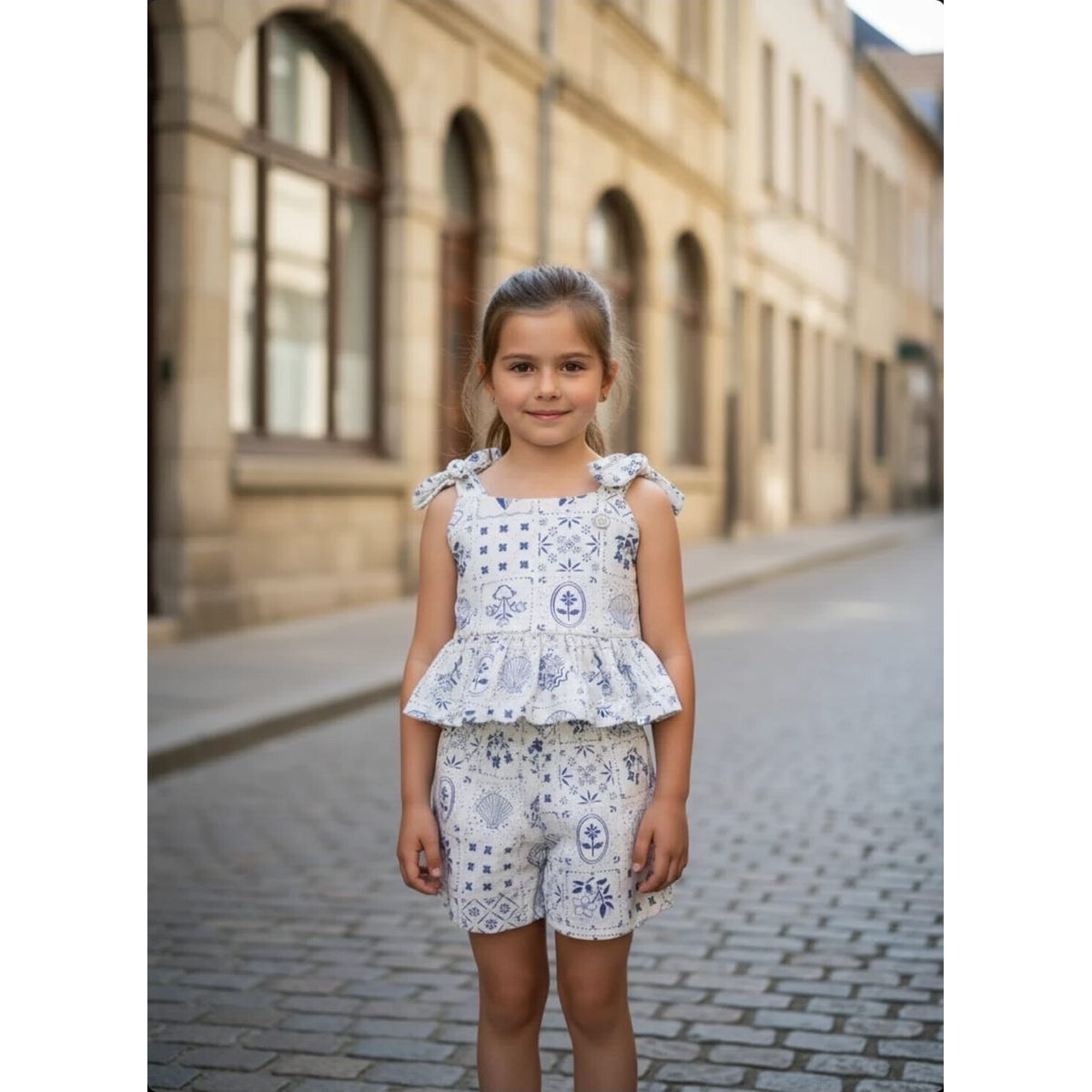 conjunto blusa e shorts - Fátima Modas