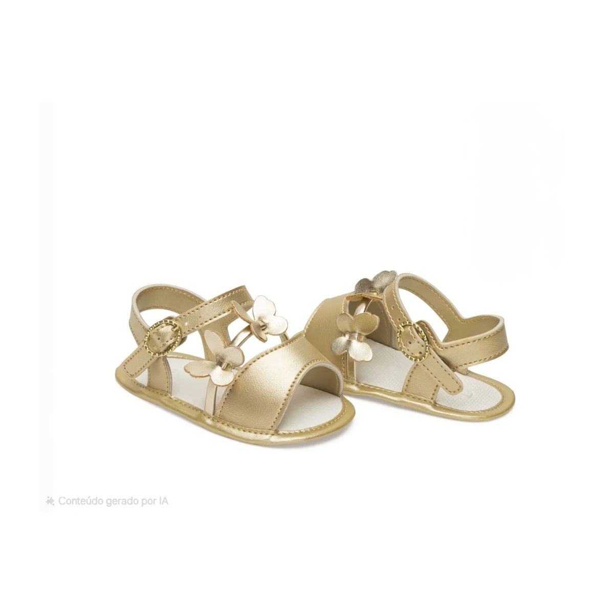 Sandália Menina encanto Pimpolho dourada - Fátima Modas