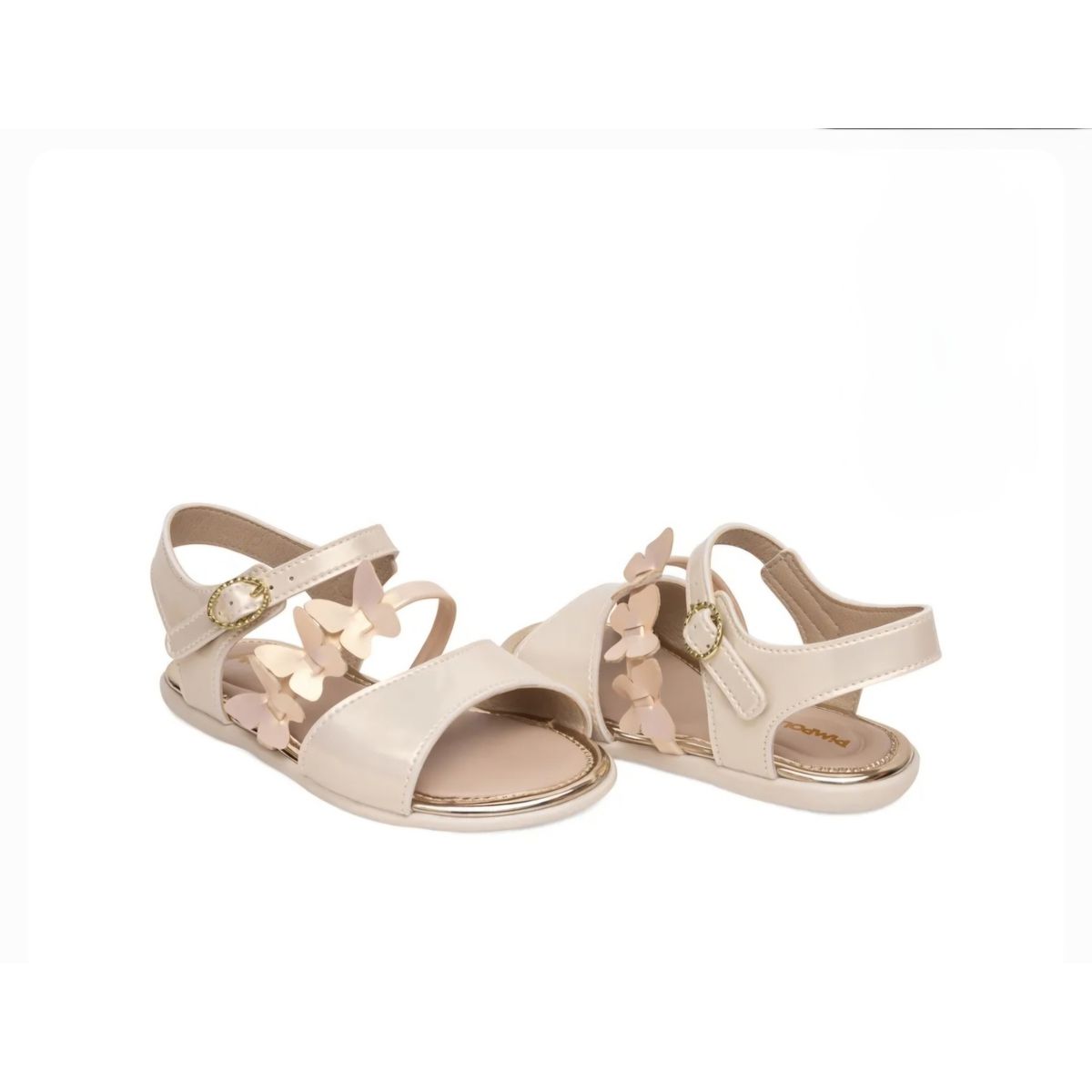 Sandália menina encanto Pimpolho off white - Fátima Modas