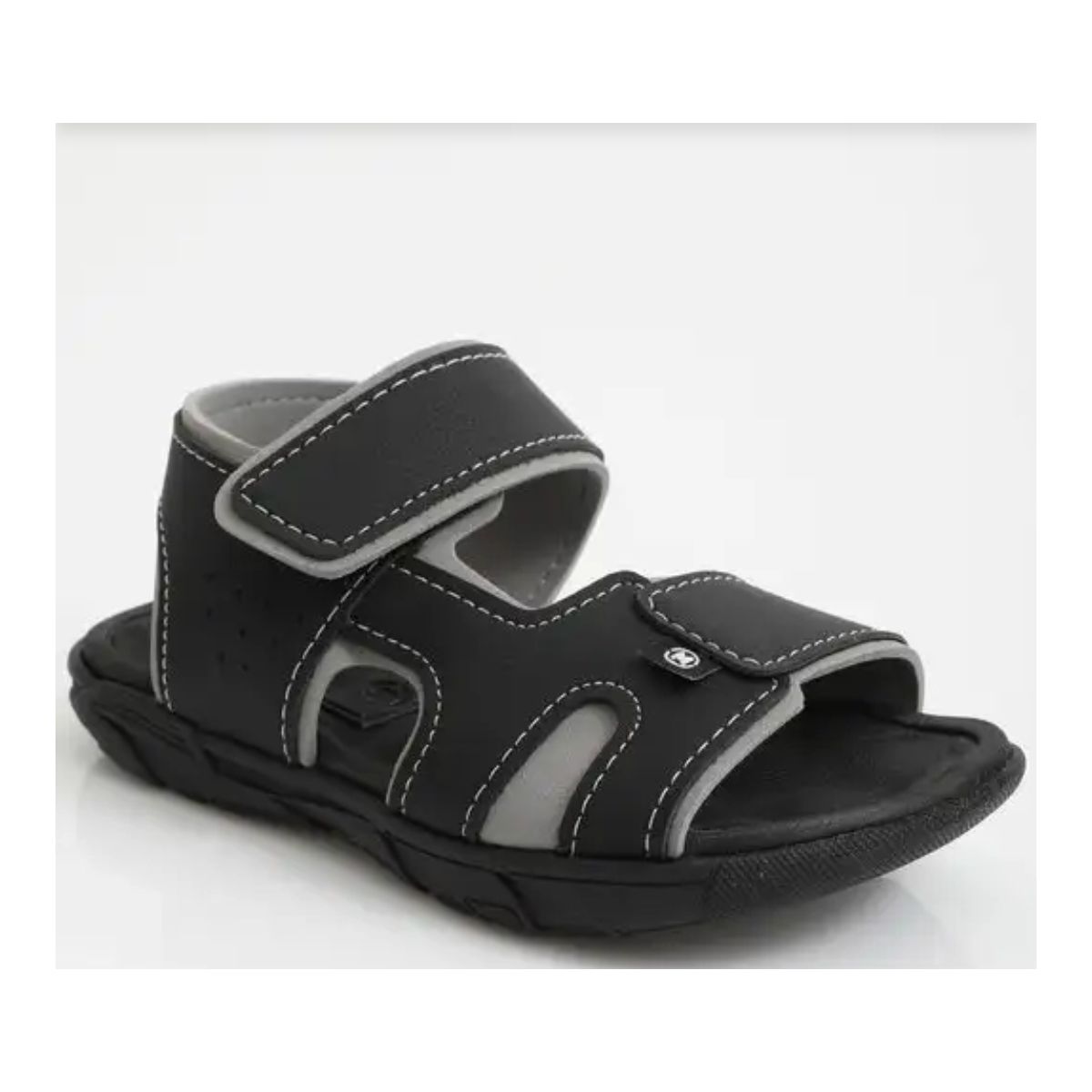 Sandalia Papete Molekinho Menino 2400139 Preta - Fátima Modas