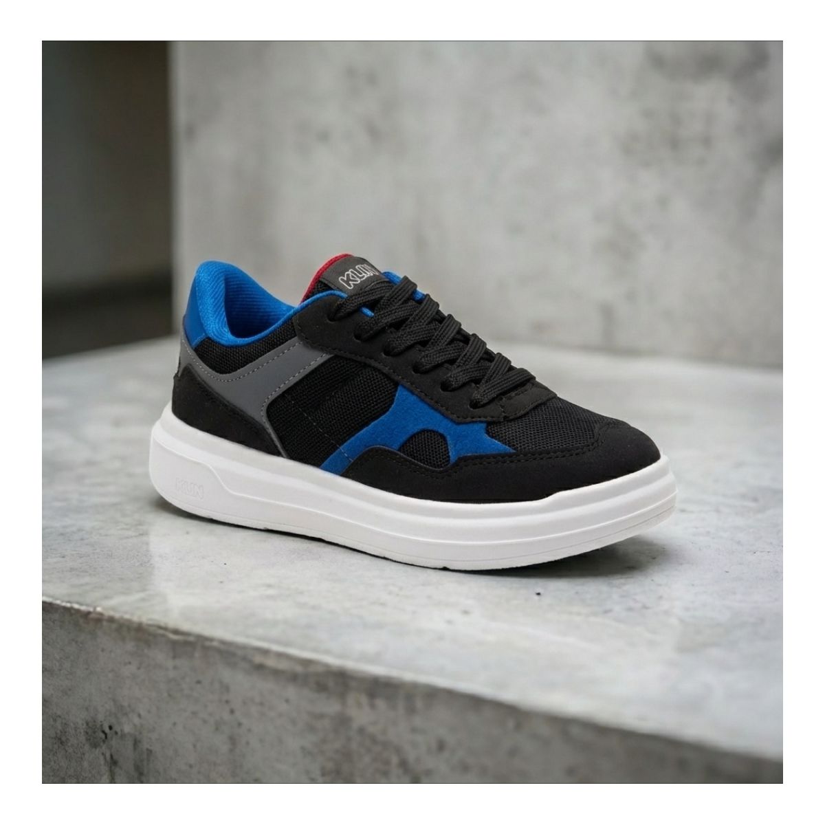 Tênis Infantil Klin Next Kids - PRETO/GRAFITE/ROYA... - Fátima Modas