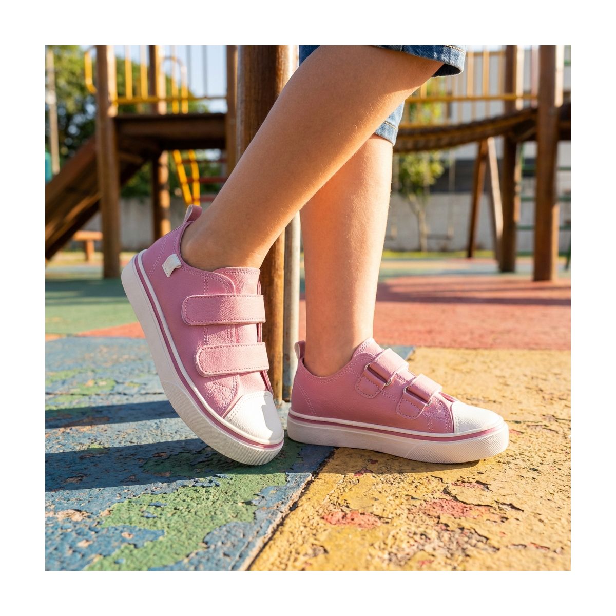 Tênis Infantil Casual Urbano Klin Freestyle ROSA - Fátima Modas