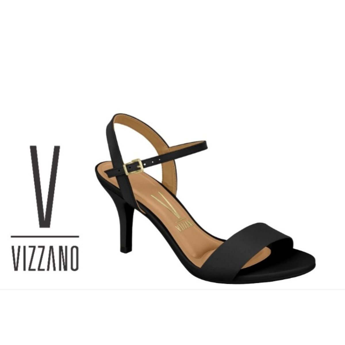 Sandália Vizzano Preta - Fátima Modas