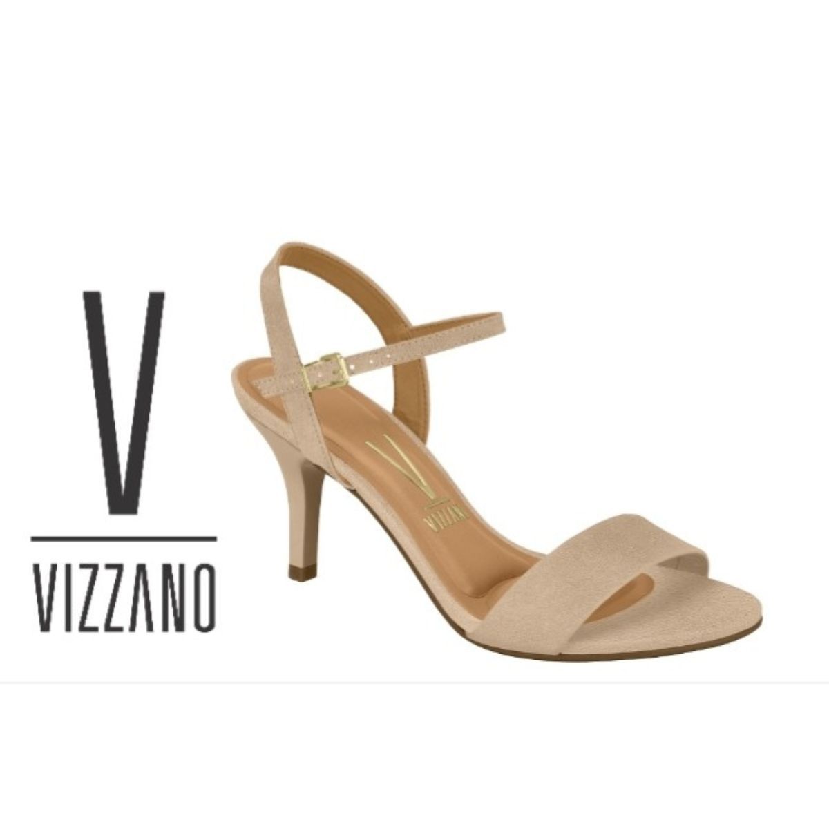 Sandália Vizzano Bege - Fátima Modas