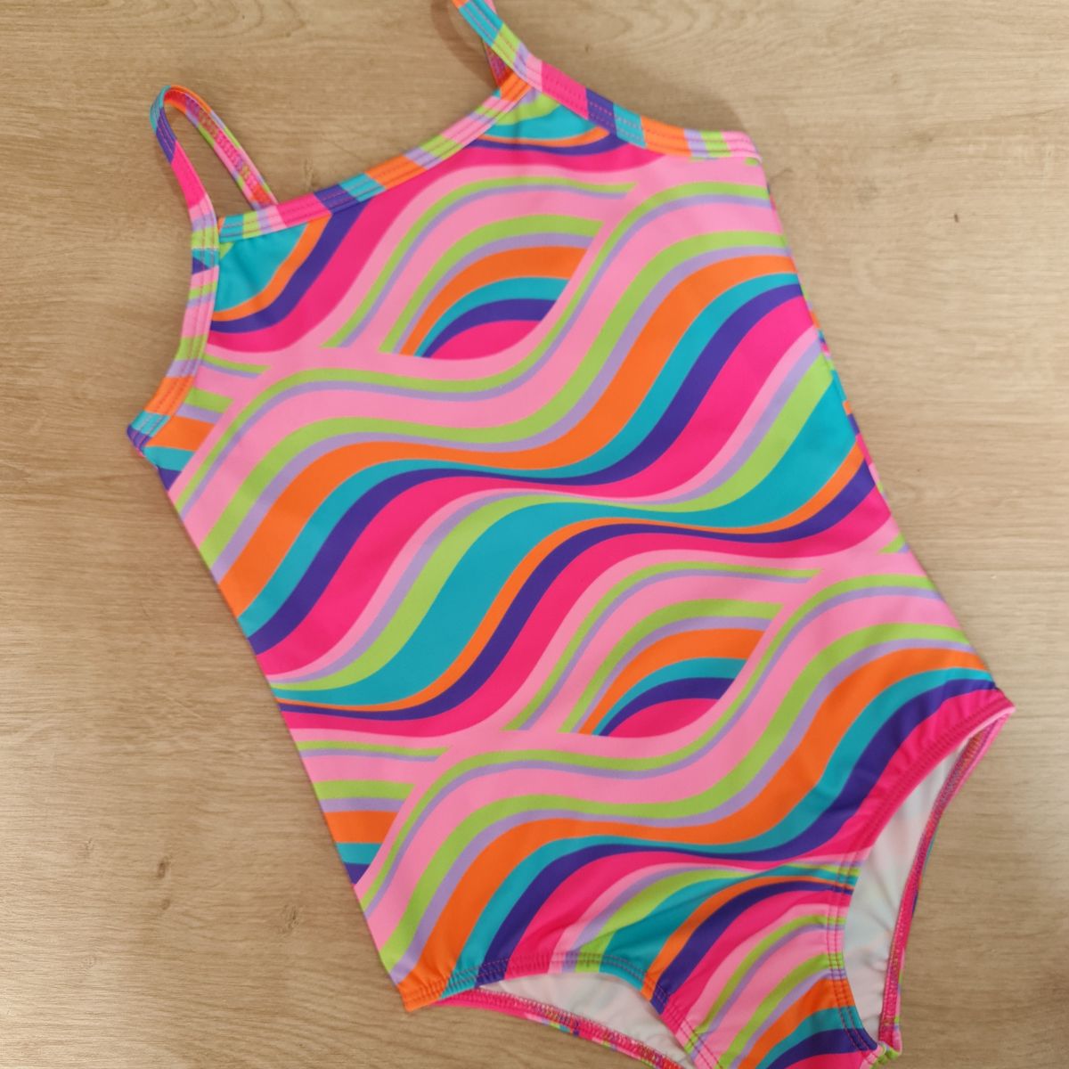 Maiô Infantil Pink Ondas - Fátima Modas