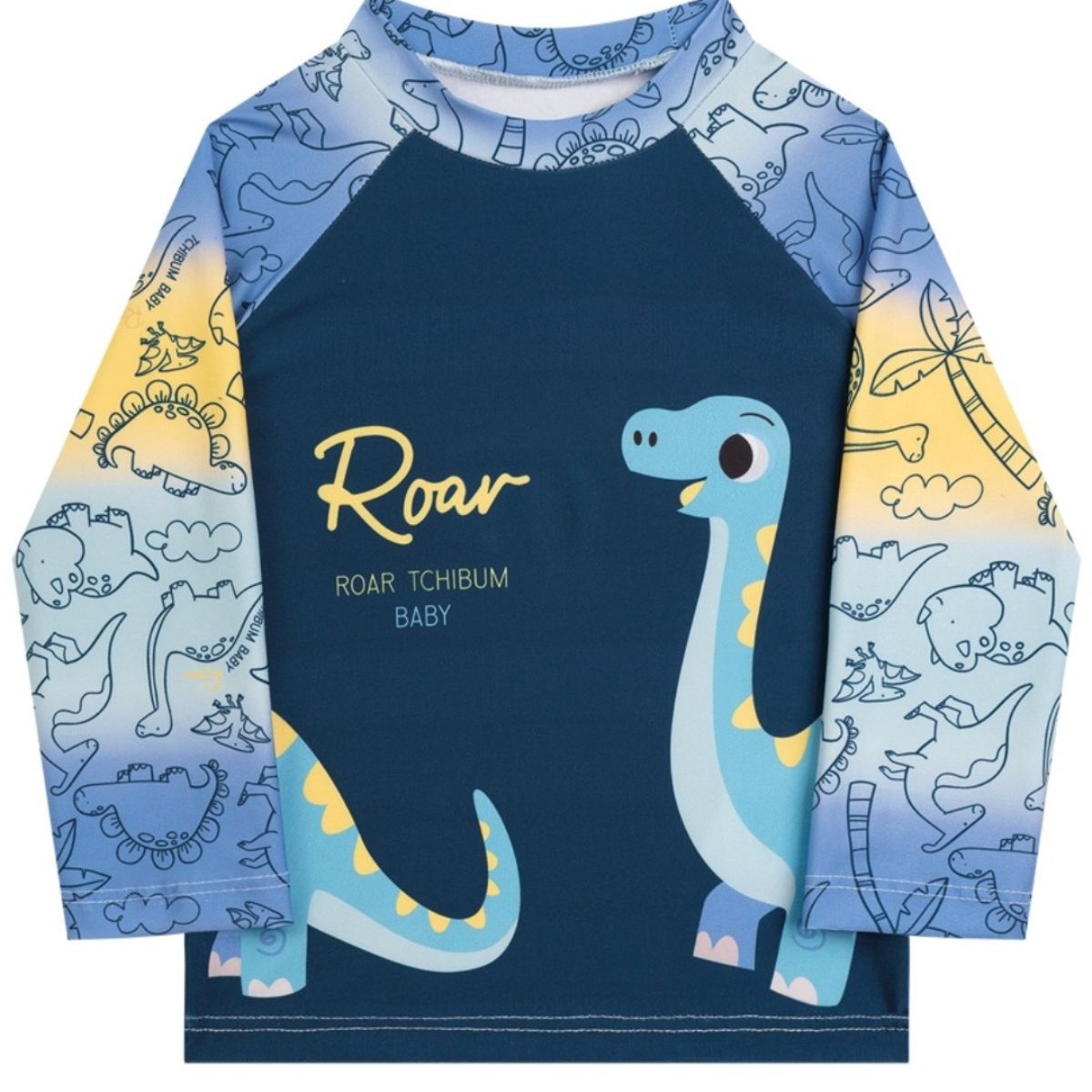 Conjunto Bebê Dino Azul - Fátima Modas