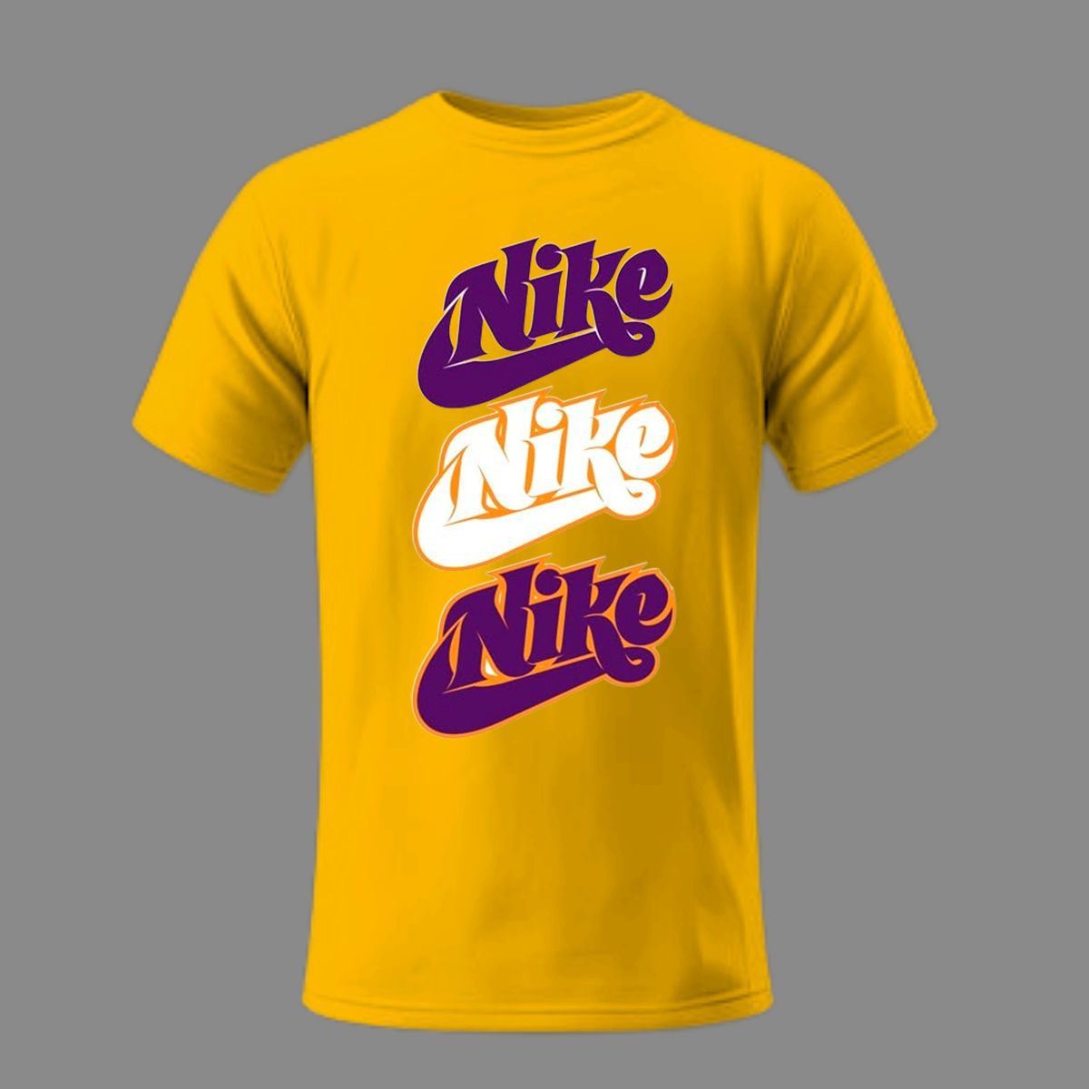 Camiseta Amarela Nike Estampada - WarmOut Confecções