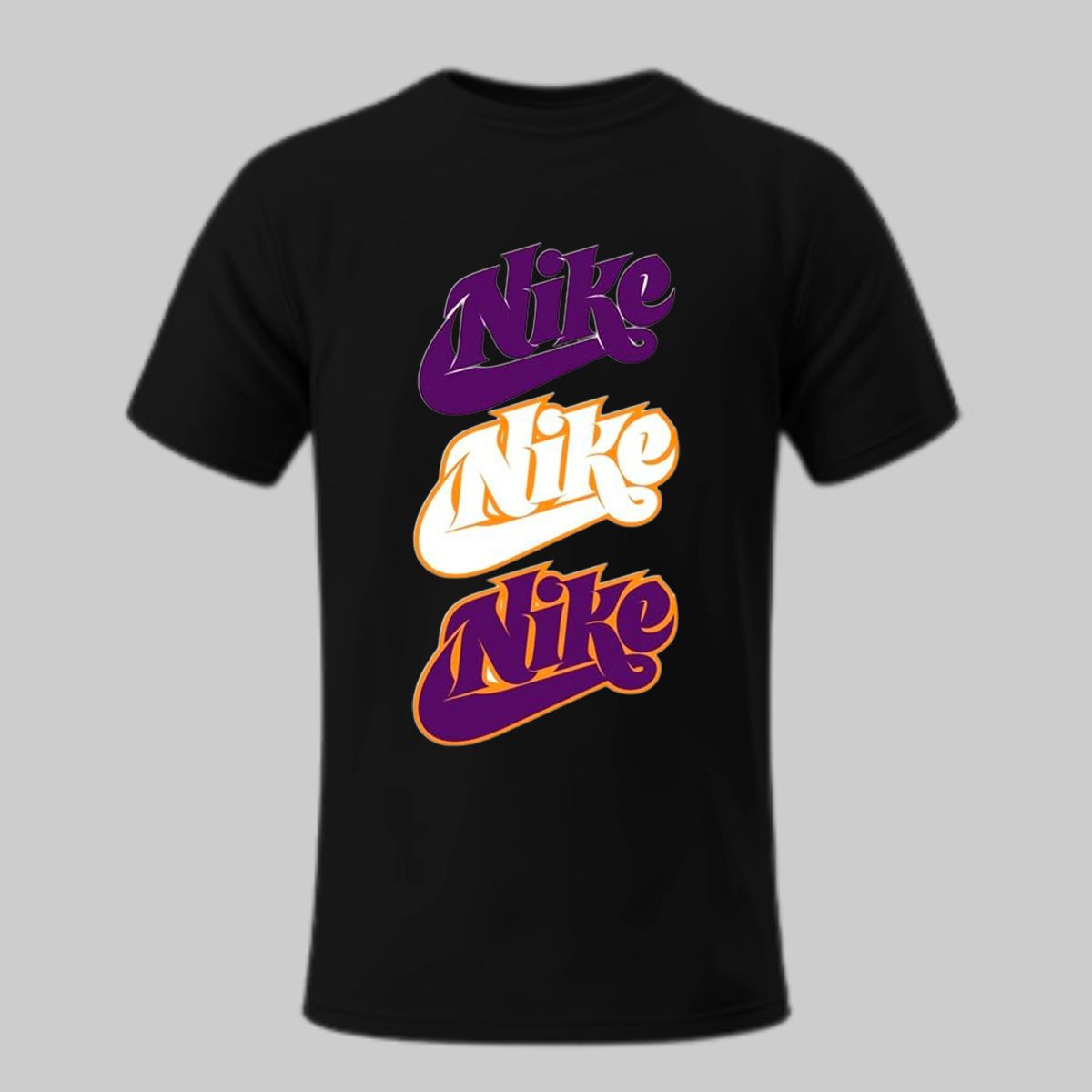 Camiseta Preta Nike Estampada - WarmOut Confecções