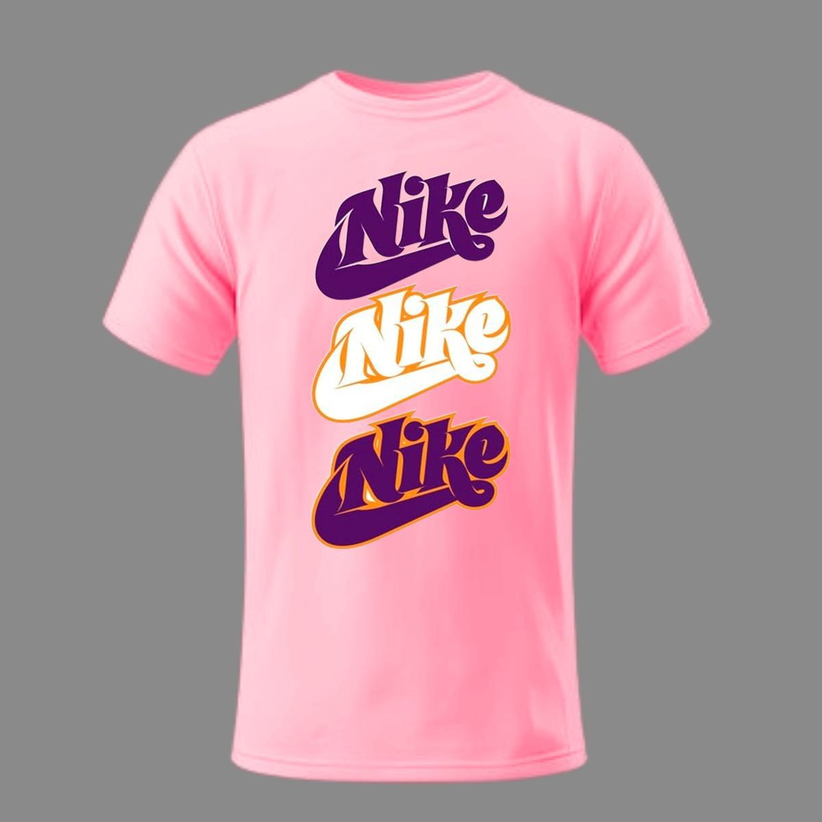 Camiseta Rosa Nike Estampada - WarmOut Confecções