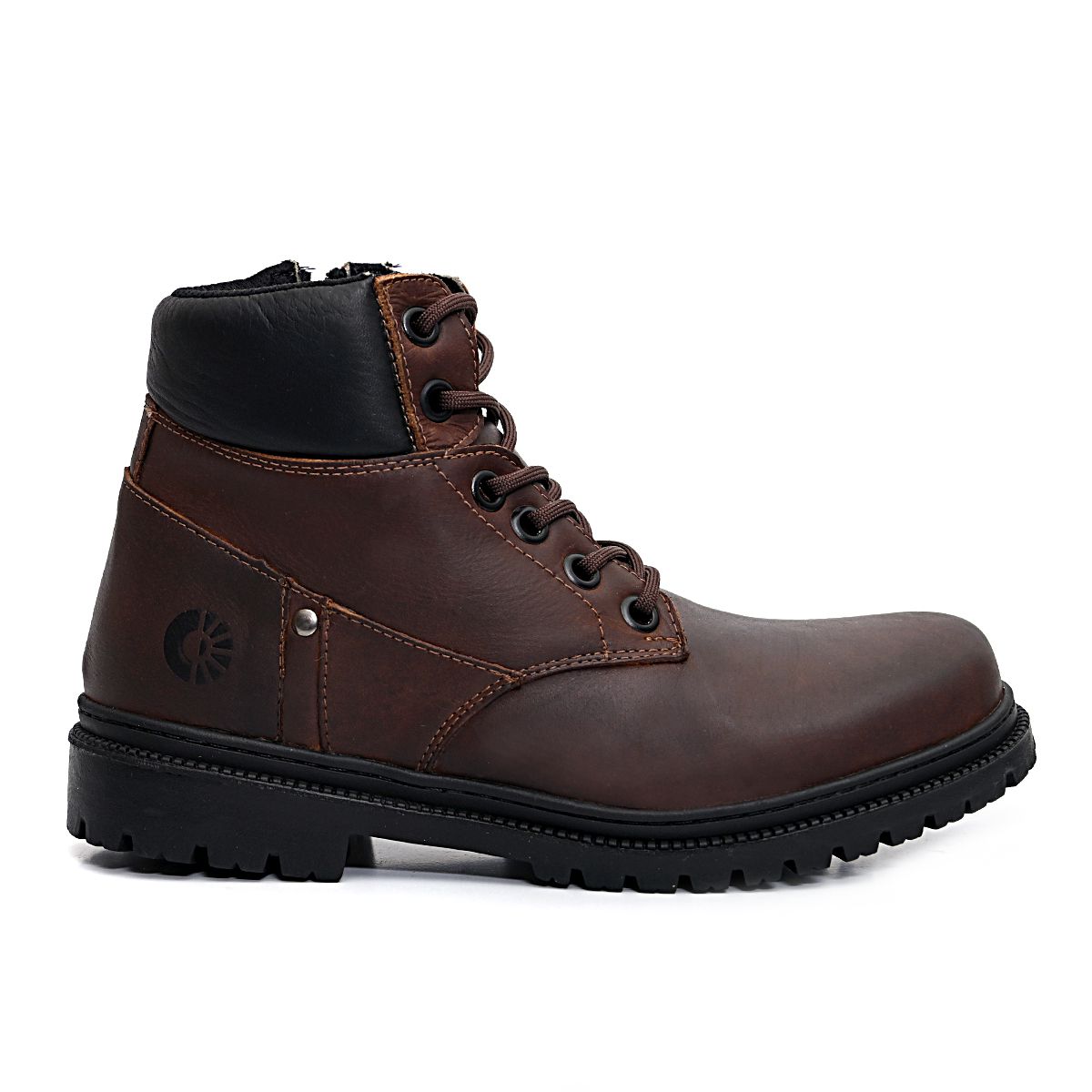 Coturno casual de couro - Arizona Café