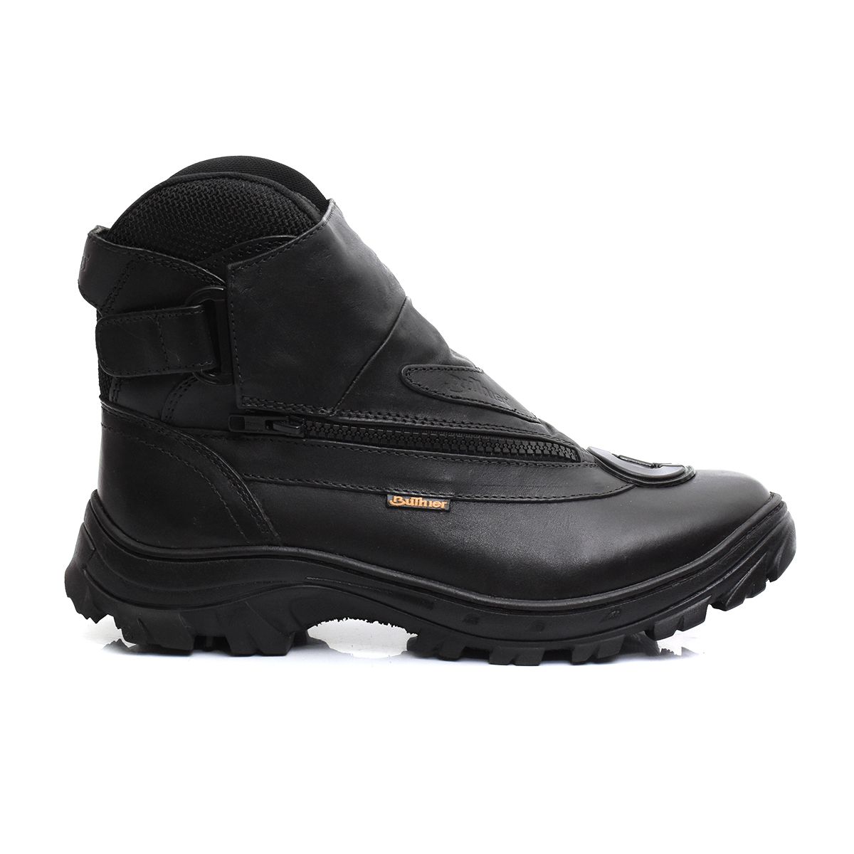 Bota Motociclista de Couro - Speed Preto 